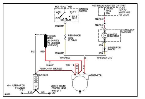 chevy alternator wiring diagram naturalful