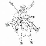 Rodeo Coloring Pages Getcolorings Printable Color Print sketch template
