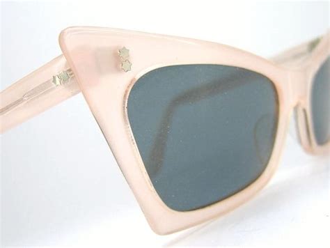 Vintage Cat Eye Pink Pearl Sunglasses France Etsy Mode