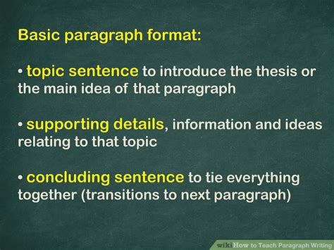teach paragraph writing  steps  pictures wikihow