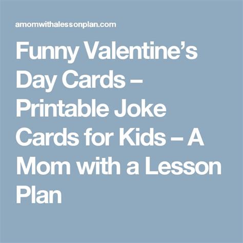 funny valentines day cards printable joke cards  kids funny