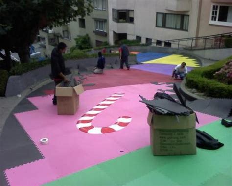 life size candyland game  san francisco boing boing