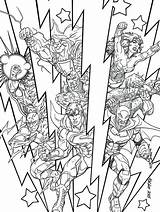 Coloring Pages Dc Visit Superhero sketch template