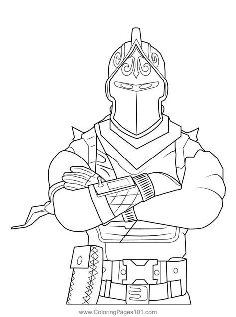 fortnite coloring pages black knight references