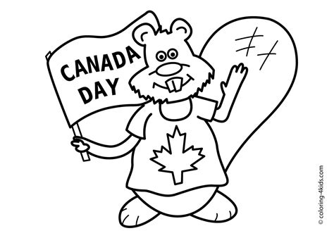 canadian beaver coloring page canada day wwe coloring pages coloring