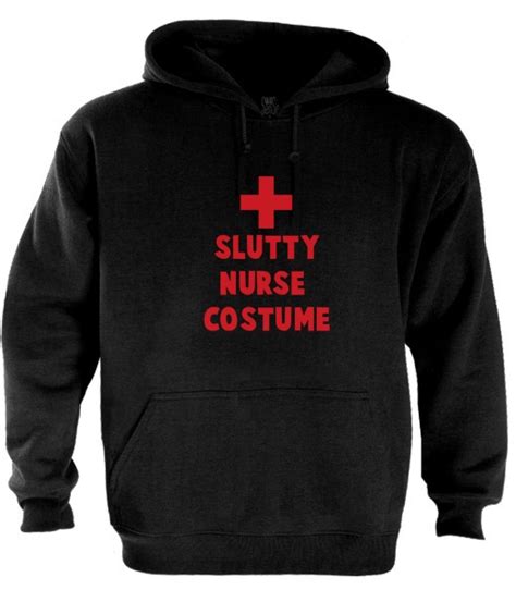 Slutty Nurse Costume Hoodie Cheap Easy Quick Halloween Costume Party