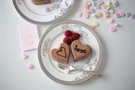 heart shaped chocolate mousse  valentines day passion  baking  inspired