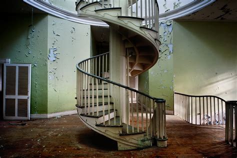 Spiral Photo Of The Abandoned Western State Hospital