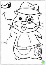 Coloring Dinokids Zhu Pets Close sketch template