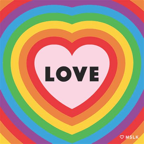Love Is Love Pride  By Mslk Design Find And Share On Giphy