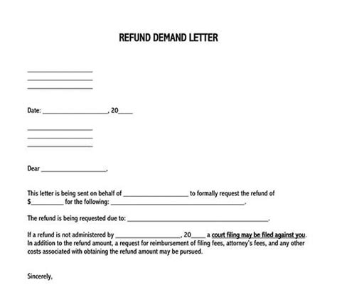 demand letter samples