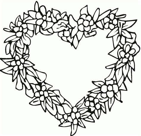 hearts coloring pages