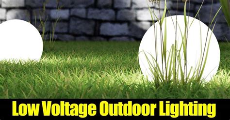 voltage outdoor lighting