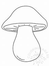 Mushroom Template Shape Preschool Coloring Reddit Email Twitter sketch template