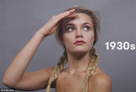 Video Reveals 100 Years Of German Beauty Daily Mail Online