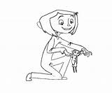 Coraline Coloring Pages Print sketch template