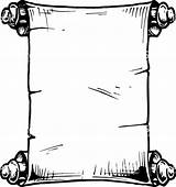 Scroll Clipart Clipground sketch template