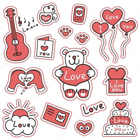 stickers de amor emoticones  whatsapp en  pegatinas