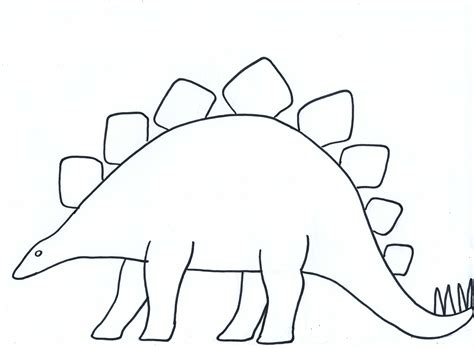 dinosaur outline template clipartsco