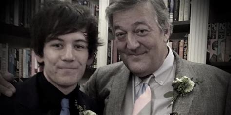 stephen fry and elliott spencer treat fans to new wedding photos on