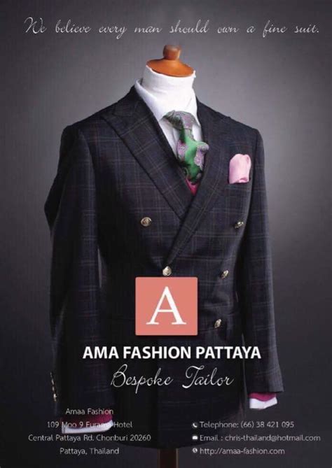 Ama Fashion Pattaya Professional High Class Tailor Rem Magazine