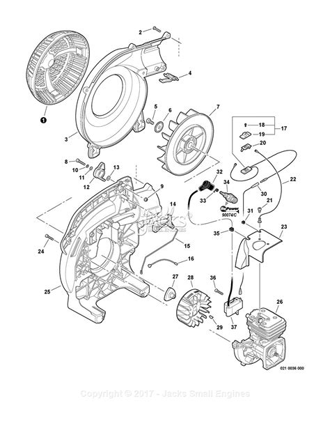 echo pb ln sn p p parts diagram  fan cover ignition throttle