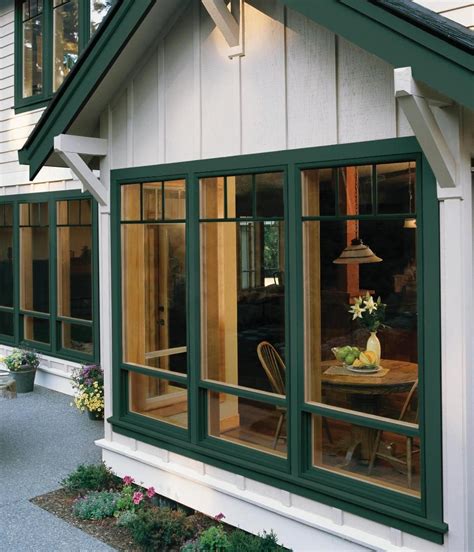 hue improvement jeld wen expands vinyl color availability house exterior green windows