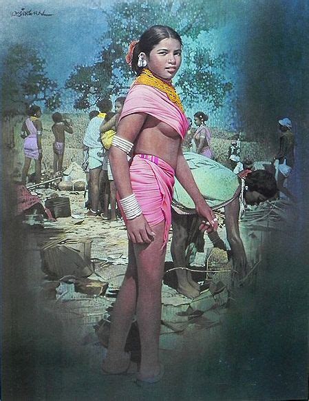 a tribal girl poster
