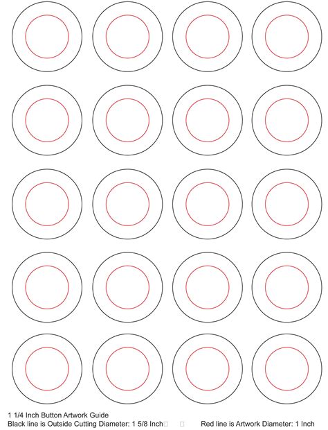 button template macaron template templates printable