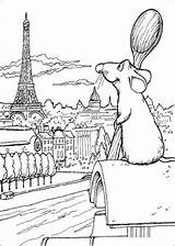 Ratatouille sketch template