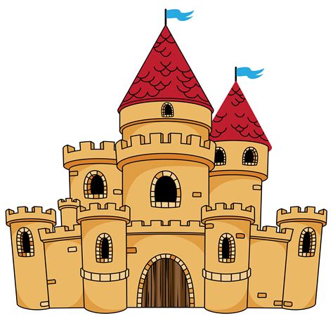 animated castle clipart clipground