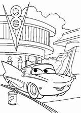 Coloring Cars Disney Pages Pixar Getcolorings sketch template