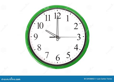clock serie  oclock stock photography image