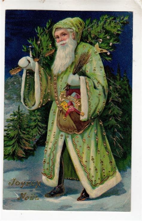 images  santa pictures  pinterest christmas postcards