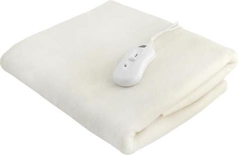 elektrische onderdeken  persoons bed verwarming verwarmd fleece deken een bolcom