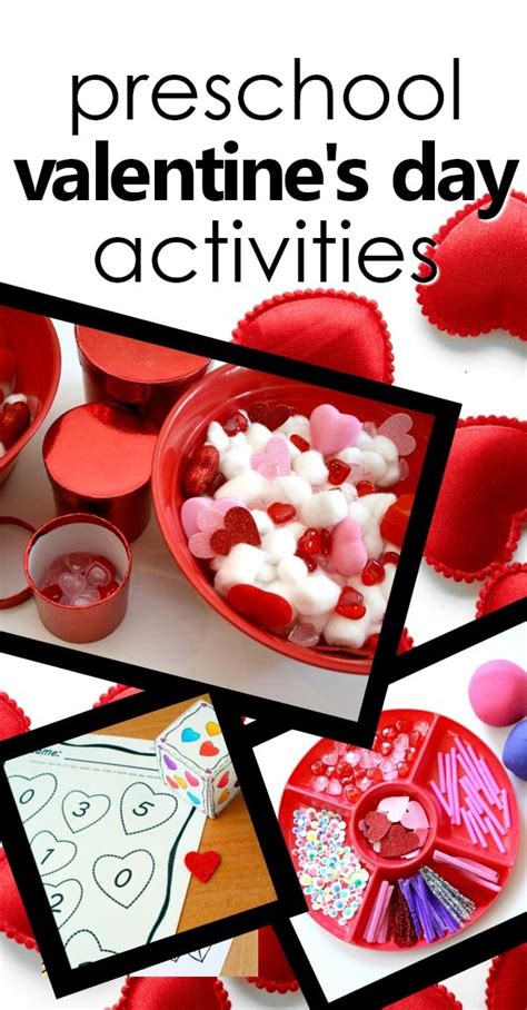 valentines day activities  preschoolers home family