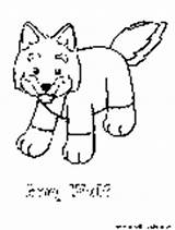 Webkinz Coloring Pages Wolf Grey Greywolf Colouring Kids sketch template