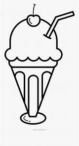 Sundae Float Clipart Ice Cream Coloring Clip Transparent Pinclipart Clipartkey sketch template