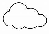 Cloud Nubes Shape Nube Siluetas Nuvem Magos Reyes Nuve Nuvola Nuvole Chuva Riscos sketch template