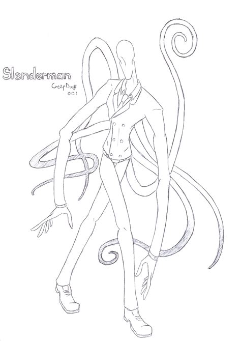 scary slender man coloring pages coloring pages