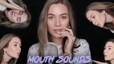 ЗВУКИ РТА ПОЦЕЛУИ ДЫХАНИЕ АСМР Mouth Sounds Kissing Breathing For
