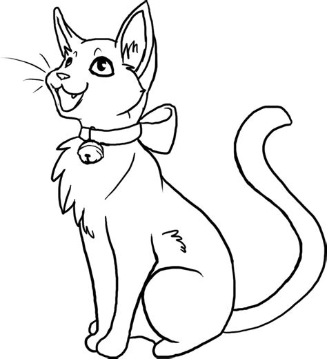 furry outline coloring pages