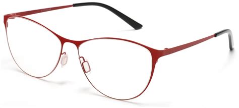 tango optics metal cateye optical eyeglasses frame flexible stainless