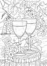 Favoreads Vine Vines Grapes sketch template