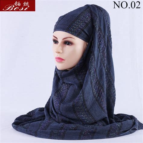 2018 muslim hijab scarf cotton fashion shawl femme female soft scarfs