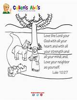 Coloring Good Samaritan Kids Pages Clipart Cartoon Bible Popular Library sketch template