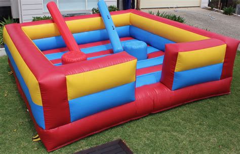 inflatable jousting happy feet jumping castles