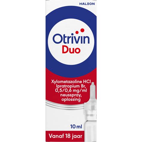 otrivin duo neusspray bij verstopte en loopneus bestellen albert heijn