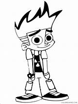 Johnny Test Coloring Pages Printable Coloring4free sketch template
