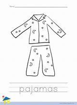 Coloring Pajama Pajamas Worksheet Kids Printable Pages Activities Pj Color Llama Red Preschool Worksheets Thelearningsite Info Outline Party Colouring Pyjama sketch template